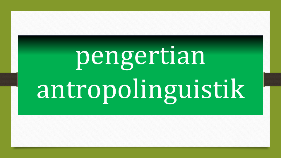 Antropolinguistik [1]