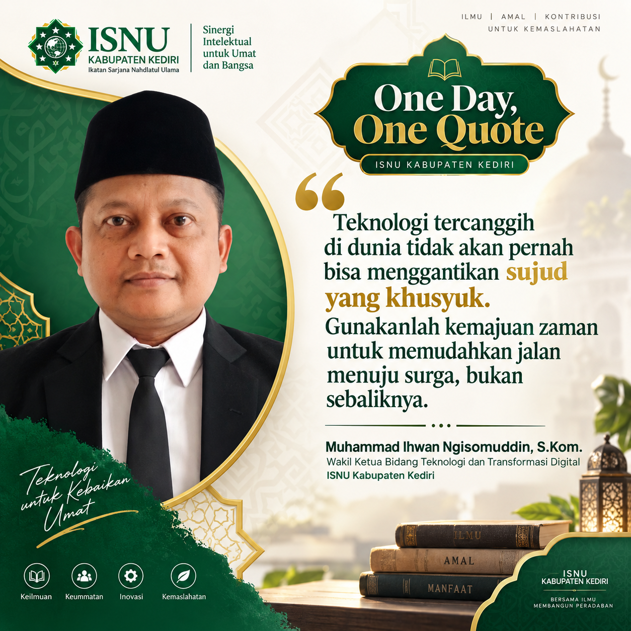 Flyer Quote Muhammad Ihwan Ngisomuddin, S.Kom.